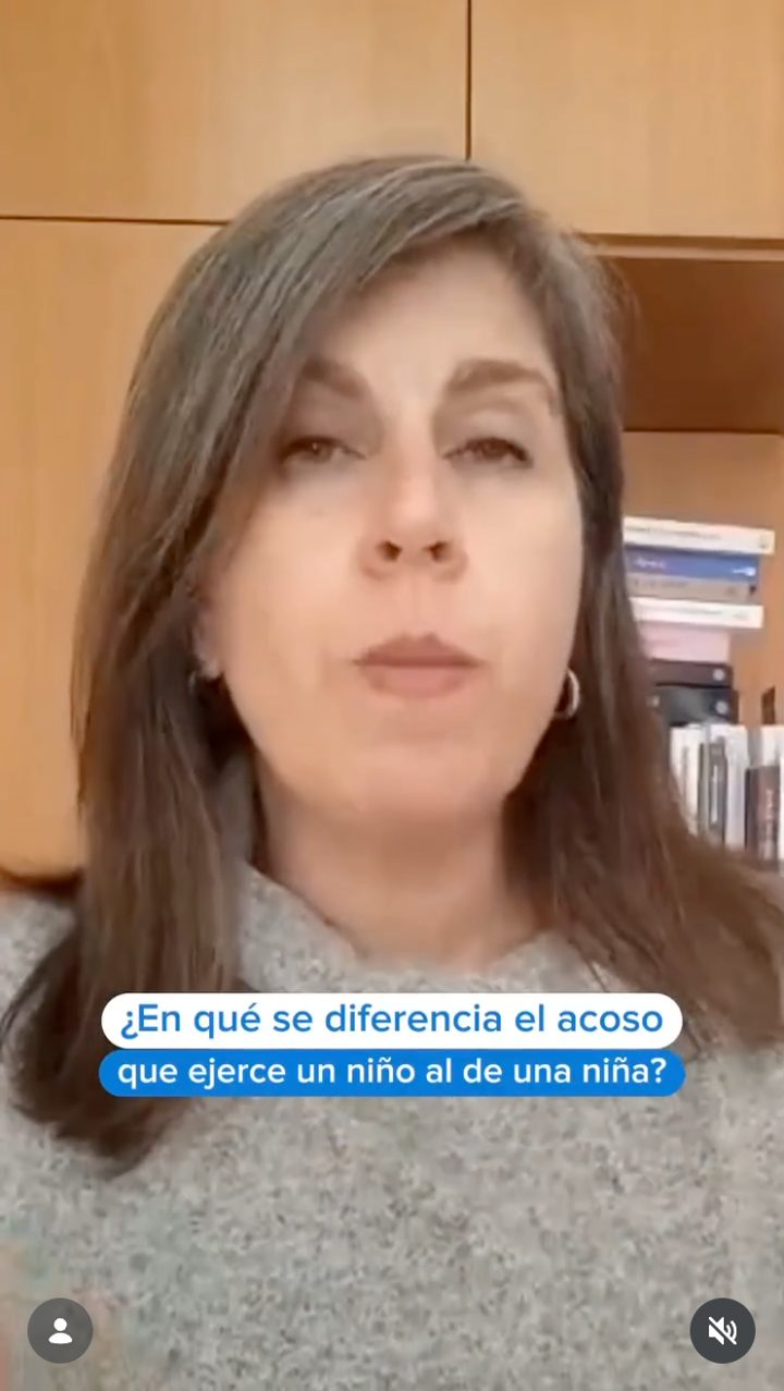 ¿En qué se diferencia el acoso que ejerce un niño al de una niña?