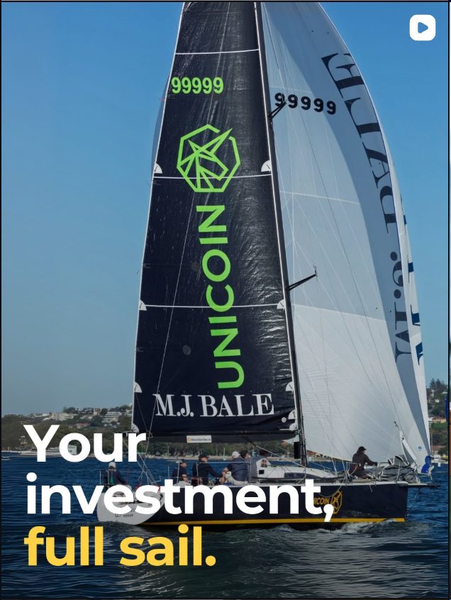 Your investment, full sail